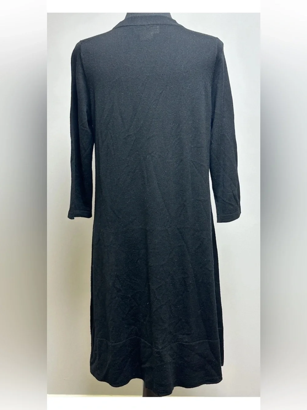 Kate Spade Broome Street Everyday Knit Dress Solid Black Size M